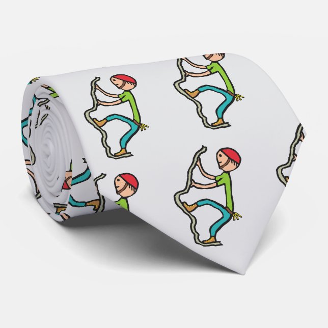 Rock Climbing Tie (Rolled)