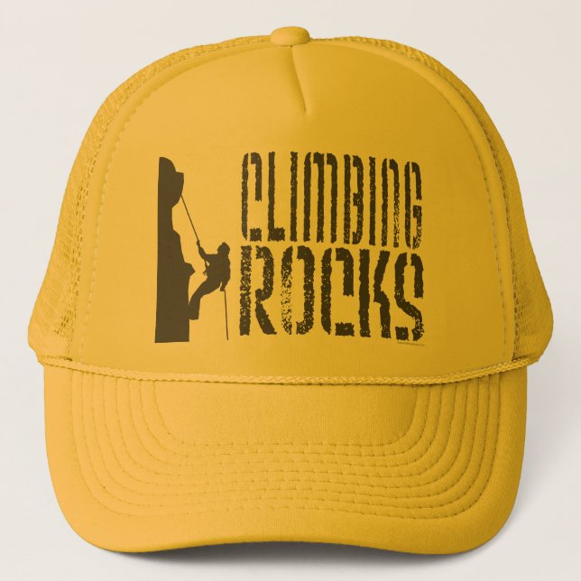 Rock Climbing Trucker Hat (Front)