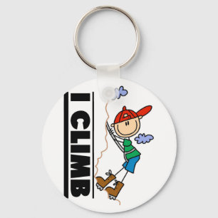 Rock Climbing Tshirts and Gifts Key Ring