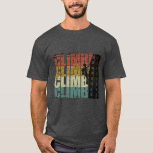 Rock climbing vintage climber T-Shirt