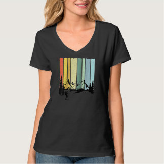 Rock Climbing Vintage Raglan T-Shirt