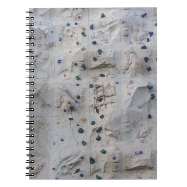 Rock Climbing Wall Notebook (Front)