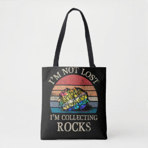 Rock Collecting Geologist Rock Collector Vintage Tote Bag