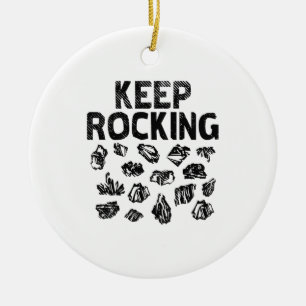 Rock Collector - Keep Rocking Ceramic Tree Decoration