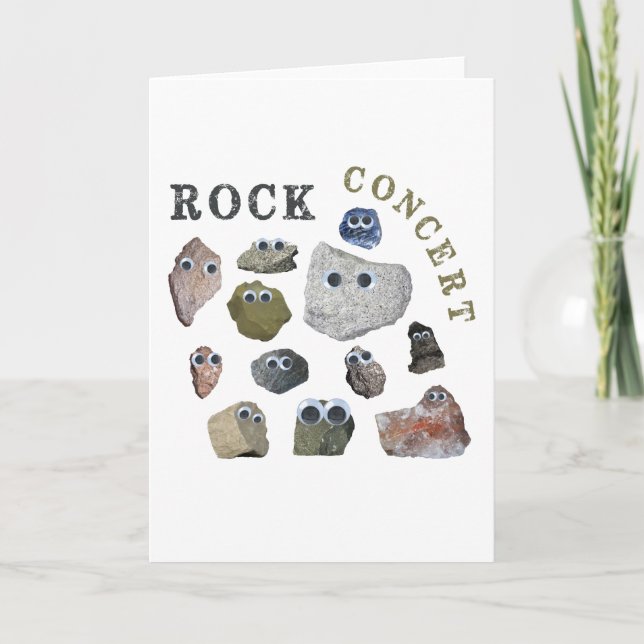 Rock Concert Card (Front)