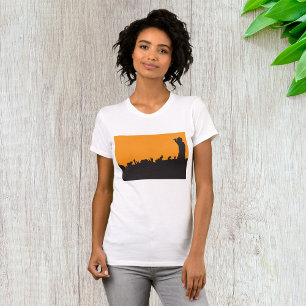 Rock Concert Crowd Silhouette Music Festival T-Shirt