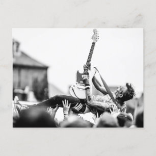 Rock concert postcard