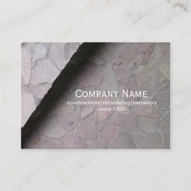 Rock Constructions Business Card (Front)