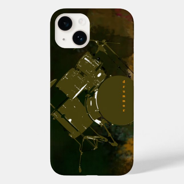 rock drummer Case-Mate iPhone case (Back)