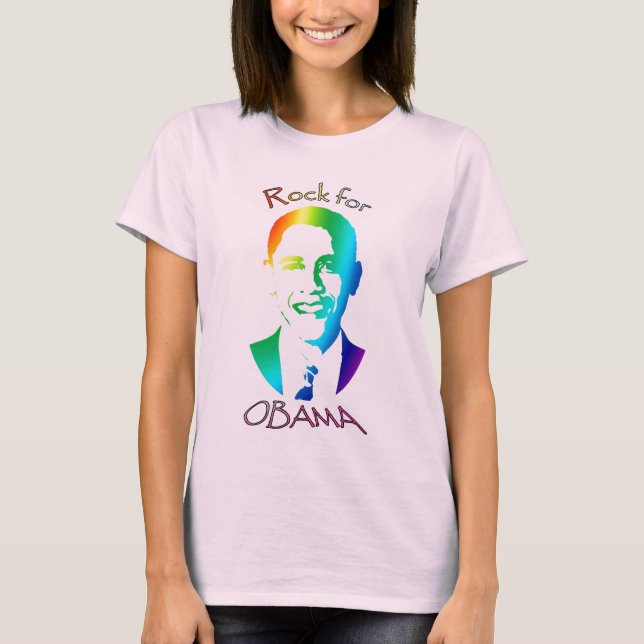 Rock for Obama T-Shirt (Front)