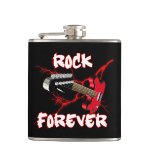 Rock forever hip flask