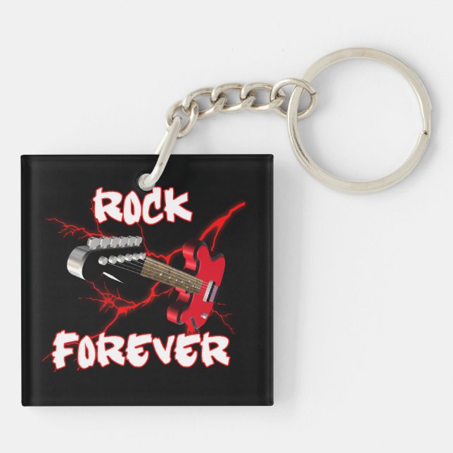 Rock forever key ring (Back)