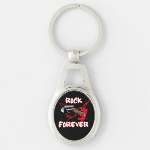 Rock forever key ring