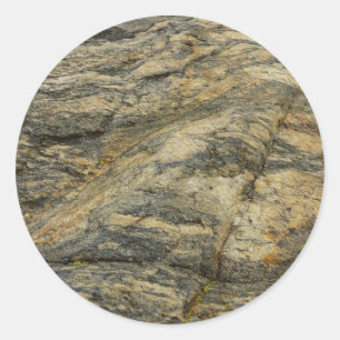 Rock from Joshua Tree Abstract Nature Photography Classic Round Sticker
