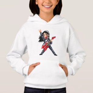 Rock Girl Guitarist –Cool Music Lover Girl T-Shirt