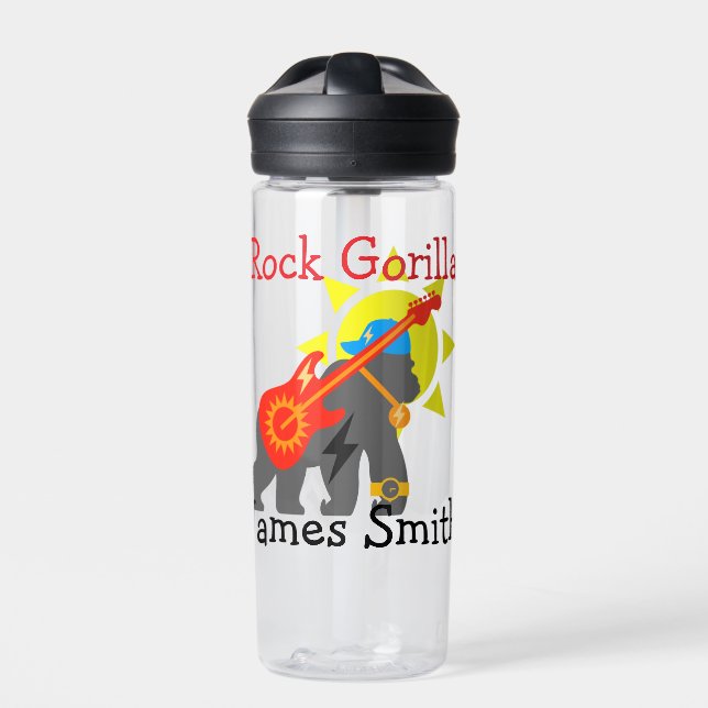 Rock Gorilla Water Bottle (Front)