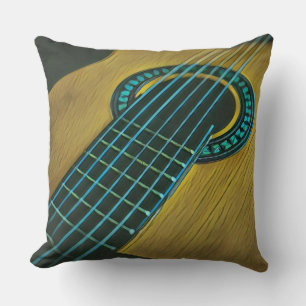Rock guitar player cushion