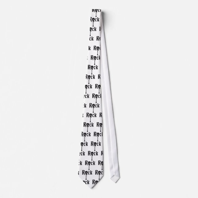rock guitar tie (Front)