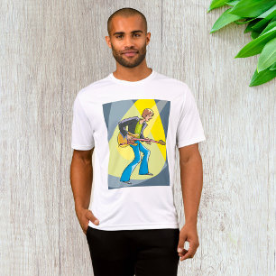 Rock Guitarist 70s Style Musician T-Shirt