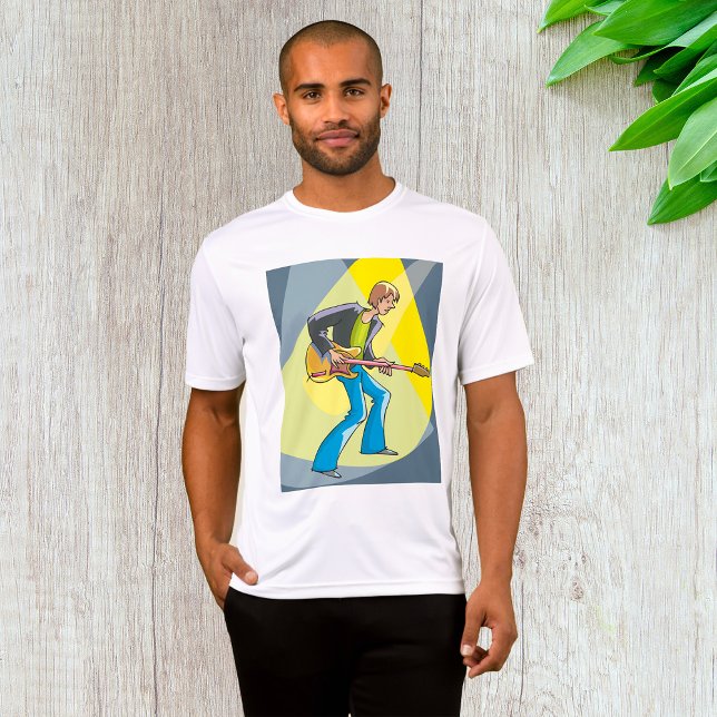 Rock Guitarist 70s Style Musician T-Shirt (Creator Uploaded)