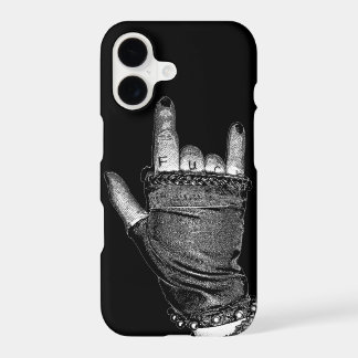 Rock Hand iPhone Cases