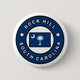 Rock Hill South Carolina 6 Cm Round Badge