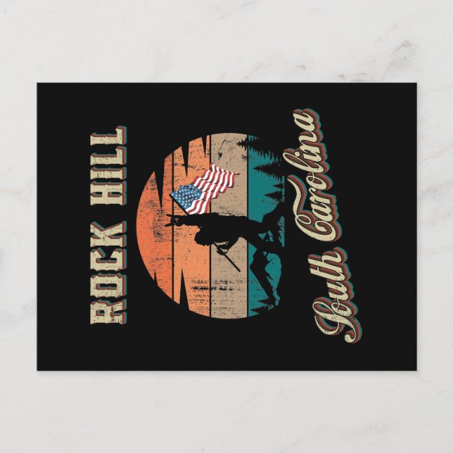 Rock Hill South Carolina Postcard (Front)
