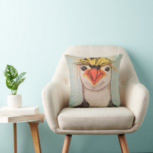 Rock Hopper Throw Pillow