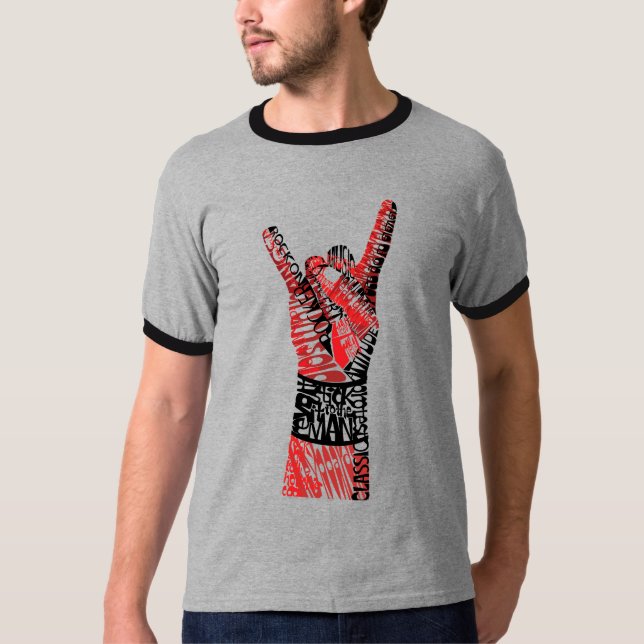 Rock Horns T-Shirt (Front)