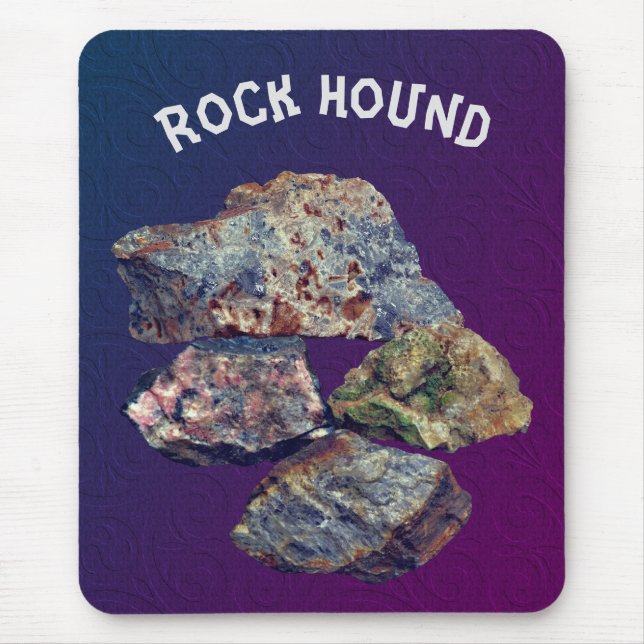 Rock Hound Collectors  Mouse Pad (Front)