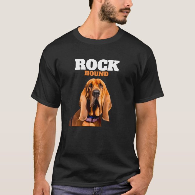 Rock Hound Geologist Hobby Rock Collection T-Shirt (Front)