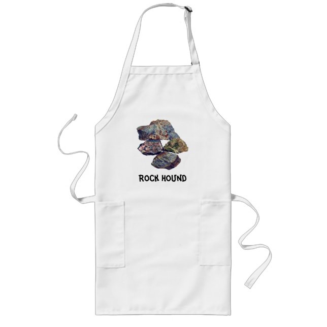 Rock Hound Mineral Collectors  Long Apron (Front)