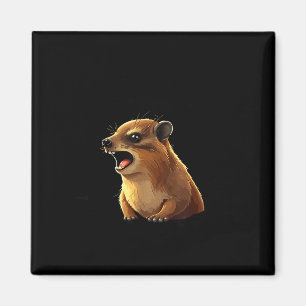 Rock Hyrax Awawa Ew People Funny Groundhog Die Magnet
