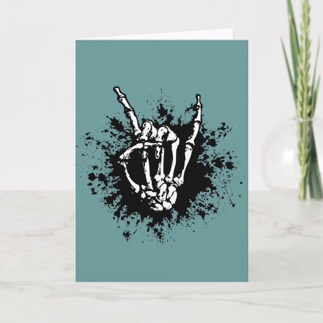 Rock in Bone Card (Front)