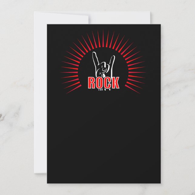 Rock Invitation (Front)