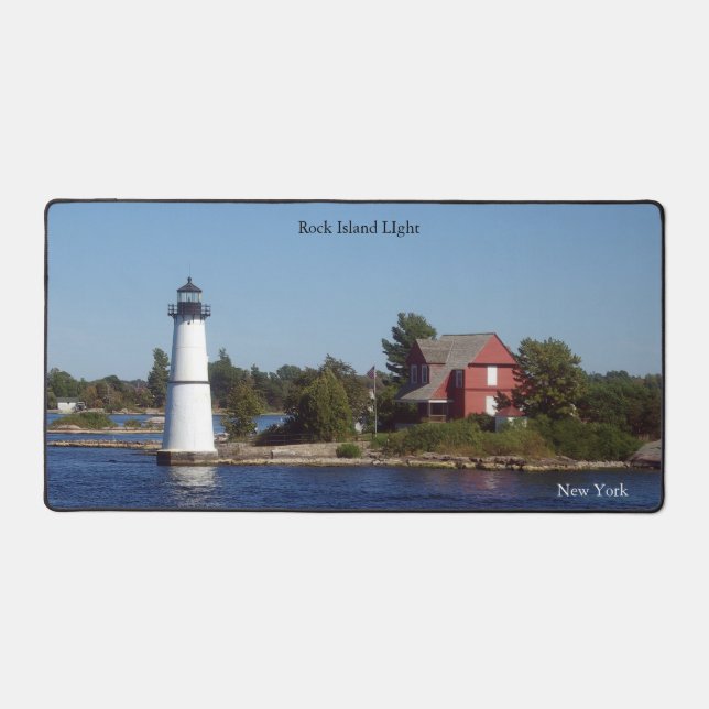 Rock Island Light desk mat (Front)
