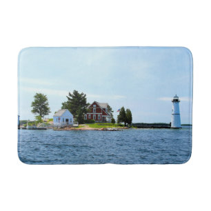 Rock Island Lighthouse, New York Bath Mat