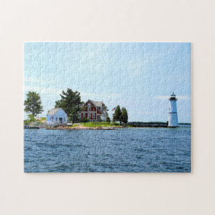 Rock Island Lighthouse, New York Jigsaw Puzzle