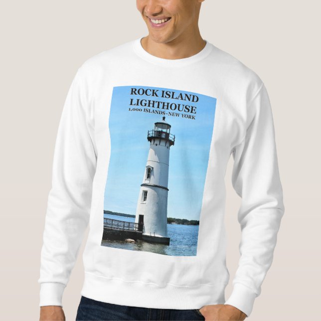 Rock Island Lighthouse, New York Sweatshirt (Front)