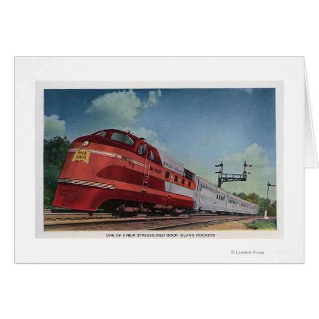 Rock Island RocketStreamlined Train (Front Horizontal)