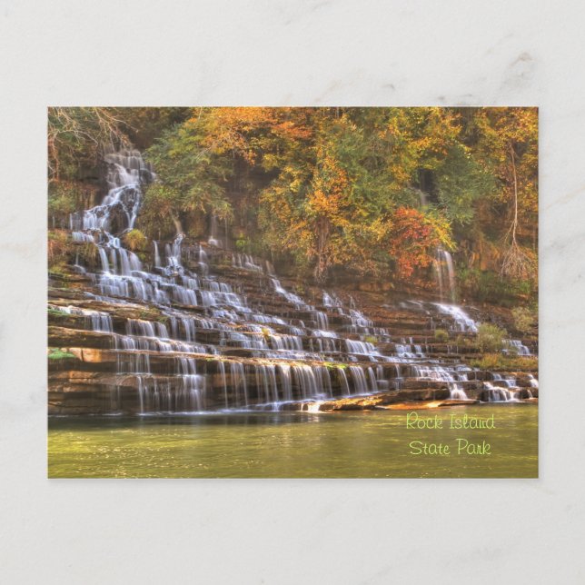 Rock Island State Park Postcard (Front)
