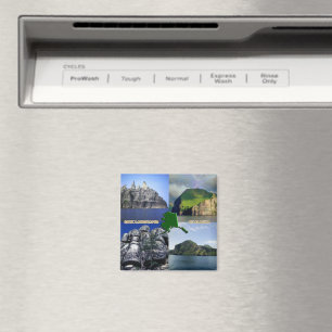 Rock Landscapes of Alaska Collage Magnet