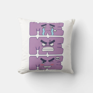 Rock Lee Faces Throw Pillow