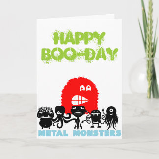 Rock=Life 'Metal Monsters - Happy Boo-day' Card