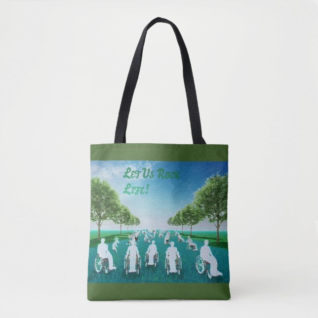 Rock Life  Tote Bag (Front)