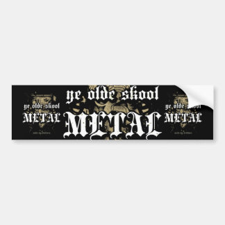 Rock=Life 'Ye Olde Skool Metal' Bumper Sticker