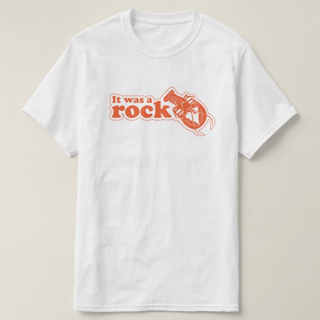 Rock Lobster 80s Pop Culture Retro Graphic T-Shirt (Design Front)