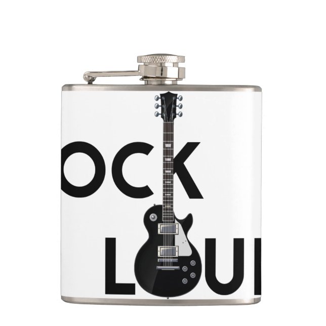 Rock Loud Flask for Drunks (Front)