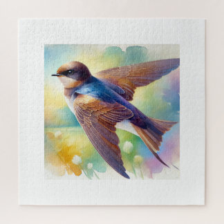 Rock Martin Painting 130924AREF132 - Watercolor Jigsaw Puzzle