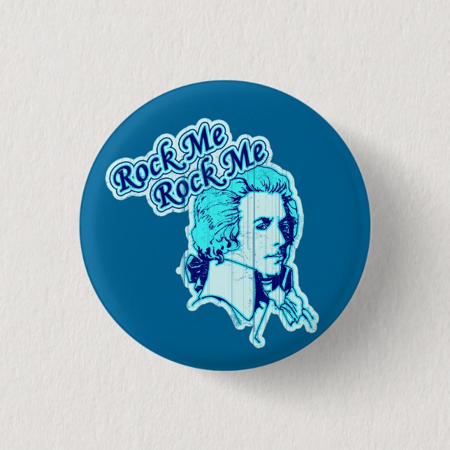 Rock Me Amadeus 3 Cm Round Badge (Front)